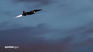 Brazilian Airforce F-5 with afterburner in action | F-5 da FAB com pós-combustor ligado.