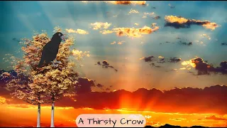 A Thirsty Crow | Animated Stories For Children | VV Kids Learn For Children