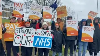 BBC report on BMA junior doctors strike