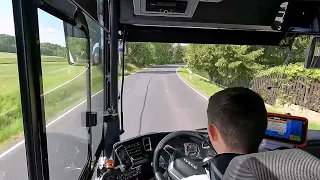 Работа водителем автобуса в Европе / Bus driver / Чехия / Iveco / Řidič autobusu / 4K