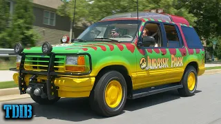 I Drove a REAL LIFE Jurassic Park Vehicle! The Ultimate Nostalgia Mobile