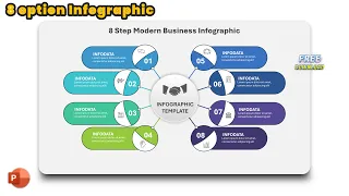 47.Master PowerPoint with 8 Steps: Create a Modern Business Vector Infographic