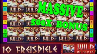 Feel of Power Freispiele fast VOLLBILD 500X BONUS Bally Wulff BIG WIN 100€