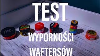 Test wyporności waftersów : MAROS, PROFESS, OSMO, MCKARP, MATCH PRO, MEUS 1#