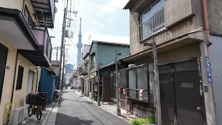 【4K Japan Walking】- Chaotic alleys of Tokyo,Kyojima.Part2