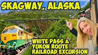 EPIC ALASKAN TRAIN EXCURSION! | Skagway, Alaska Cruise Port | Holland America Koningsdam |  #skagway