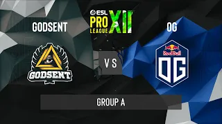 CS:GO - OG vs. Godsent [Inferno] Map 2 - ESL Pro League Season 12 - Group A - EU