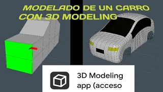 Modelar un auto con 3D Modeling en android