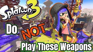 WORST Weapons You Should NOT Be Playing In Splatoon 3