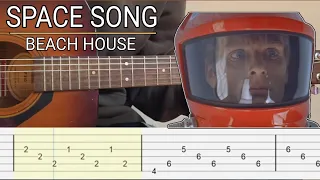Beach House - Space Song (Simple Guitar Tab)