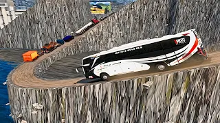 Magic Bus Driving At Deadliest Roads Of World😱🥶Euro Truck Simulator 2