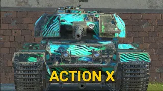 НОВЫЙ ПРЕМ В АНГАРЕ - НАСКОЛЬКО СЛОЖНО ВЗЯТЬ МАСТЕРА НА ACTION X | TANKS BLITZ СТРИМ