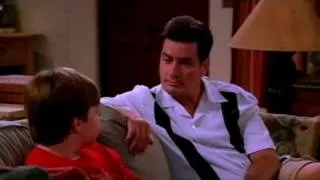 Two and a Half Men - Charlie Harper teaches Jake about Sex