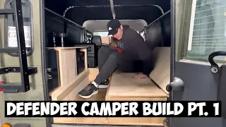 I Built Out My Truck to Live In Full Time - Defender Camper Conversion (Part 1)