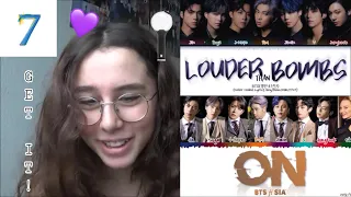 Reacting to BTS (방탄소년단) Louder than bombs (w/Troye Sivan) & ON (feat SIA)