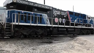 A compilation of CSX 3194 (honoring our law enforcement) unit