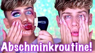 UNGESCHMINKT! Meine ABSCHMINKROUTINE! ♡ | Marvyn Macnificent