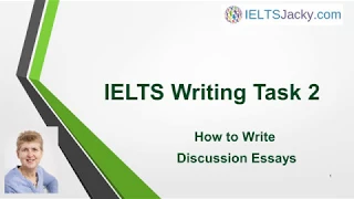 IELTS Writing Task 2 – How To Write Discussion Essays