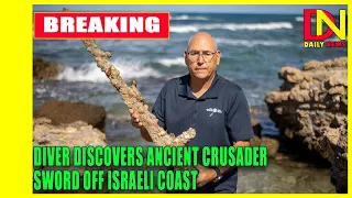 Diver discovers ancient crusader sword off Israeli coast