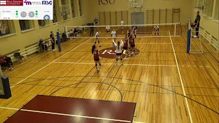 Optibet Latvijas čempionāts sievietēm volejbolā RSU/MSĢ-2  - LU/RVS