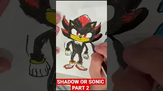 Shadow From Sonic 3 Drawing! #shorts #sonicthehedgehog #sonic #edit #drawing #sonic2
