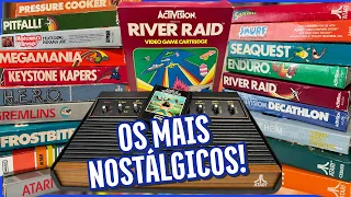 Os 20 jogos mais NOSTÁLGICOS do ATARI 2600!