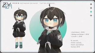 【Live 2D Showcase】 This is my first Live 2D ! ［Chibi ZEYN］