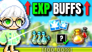 10 BUFFS That YOU NEED When Training in Maplestory (Tips and Tricks)