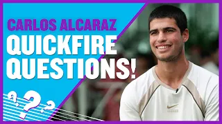 "My dream is to be No. 1 in the world!" | Carlos Alcaraz Quickfire Questions | cinch Championships