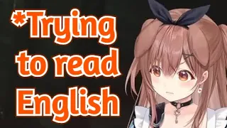 Korone's English Reading Skill is Both Impressive and Confusing at the Same Time [Hololive]