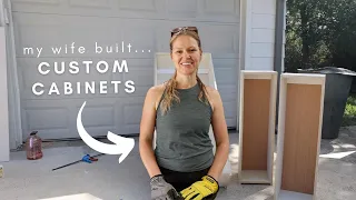 Building Custom Kitchen Cabinets // Extreme Home Makeover [Part 2] // How To Build Kitchen Cabinets