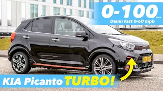 2019 Kia Picanto GT-Line 1.0 T-GDI 0-100 Acceleration (TURBO CHARGED)