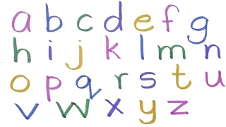 LEARN ALPHABETS a-z(LOWER-CASE LETTERS).EASY AND SIMPLE LEARNING FOR KIDS .