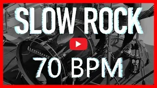 Slow Hard Rock Drum Track 70 BPM