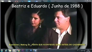 PvsTv Novidades - MAKING OF - RECEPÇÃO em FAMÍLIA -  BEATRIZ E EDUARDO - 1988