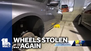 Thieves steal car's tires in Elkridge ... again