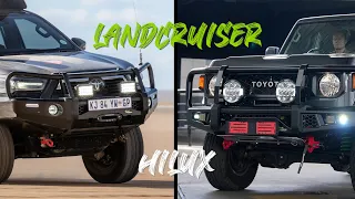 Hilux VS Landcruiser | which is best for overlanding?