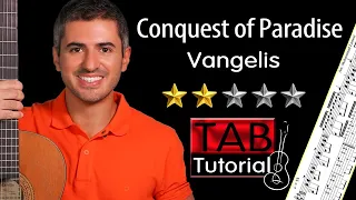 Conquest of Paradise by Vangelis | Classical Guitar Tutorial + Sheet and Tab