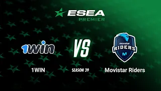 1WIN vs Movistar Riders | Карта 3 Vertigo | ESEA Season 39