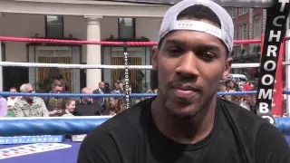 Anthony Joshua warns Kevin Johnson: 'The loudest man in the room is the weakest'