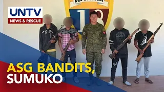 6 na umano’y Abu Sayyaf bandits, sumuko sa AFP sa Patikul, Sulu