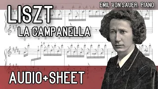 Liszt - Paganini Etude No. 3 "La Campanella" (Audio+Sheet) [Sauer]