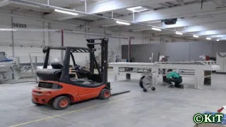 Day 1 - Disassembly Straw panel ( Stramit ) production machine in Germany. Time lapse video.