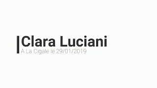 Clara Luciani à La Cigale - 29/01/2019 - Concert Complet (audio)