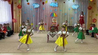 Танец "Самовар" (Пых-пых, тумба-тумба, Самовар) в детском саду