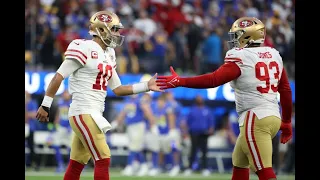 Jimmy Garoppolo - Every Completed Pass - San Francisco 49ers @ Los Angeles Rams - NFL Week 18 2021