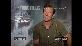 The Day After Tomorrow Dennis Quaid Interview Press Junket (2004)