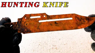 restoration rusty Special hunting knife