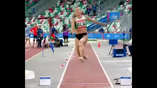 Nastassia Mironchyk-Ivanova Long jump | #shorts  #longjump #longjumper