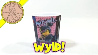 The Lego Movie 3D Action Cups #2 WyldStyle #3 Batman - 2014 McDonald's Happy Meal Toy Review